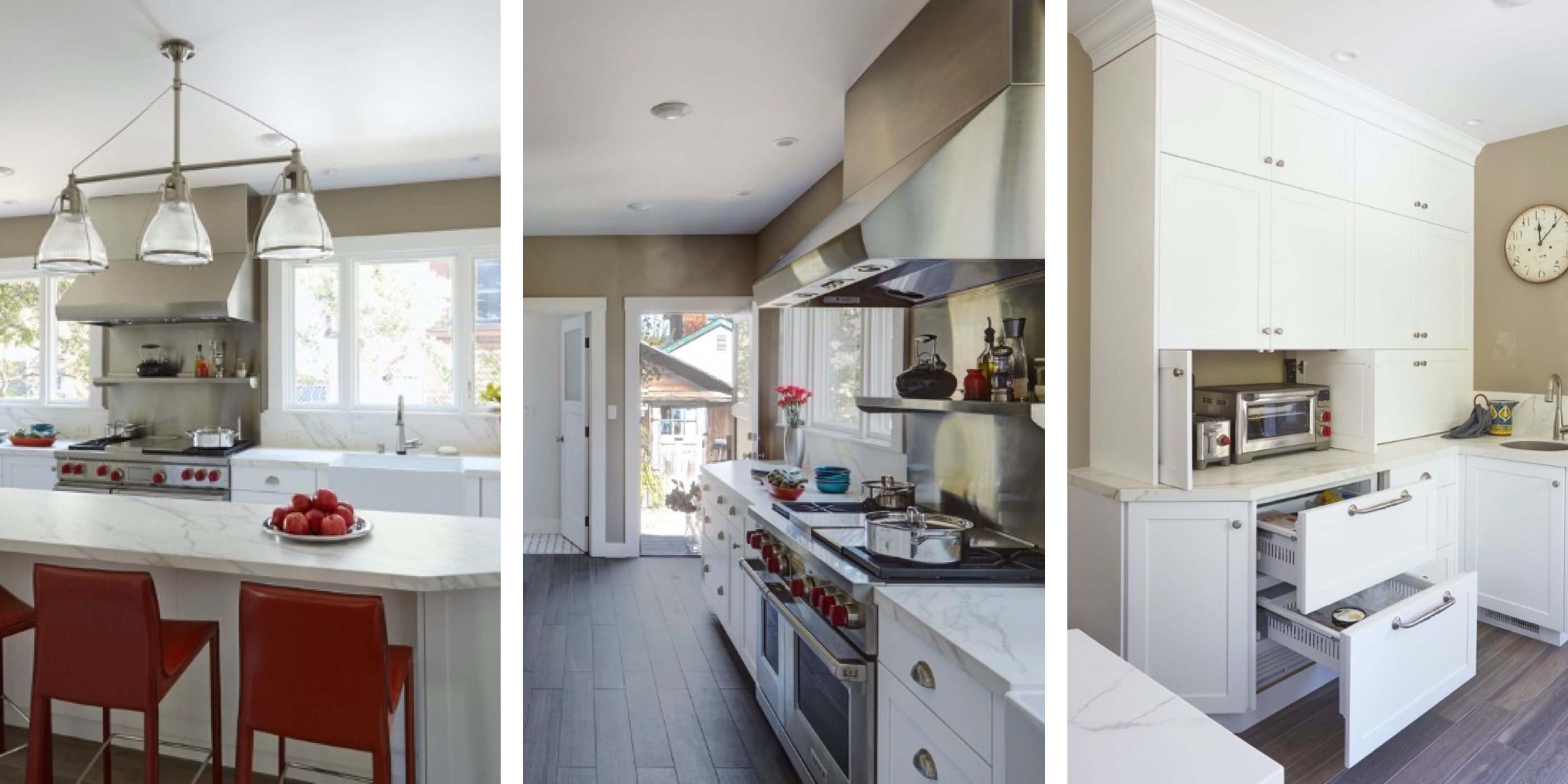 Tips to Transform Your Kitchen and Bath Remodels in the East Bay - Kitchen Renovation - White Quartz Countertops - Custom Kitchens